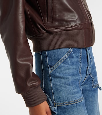 Lederjacke mit Shearling | Nili Lotan