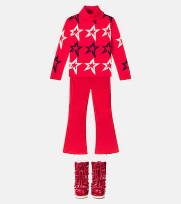 Intarsia wool turtleneck sweater | Perfect Moment Kids