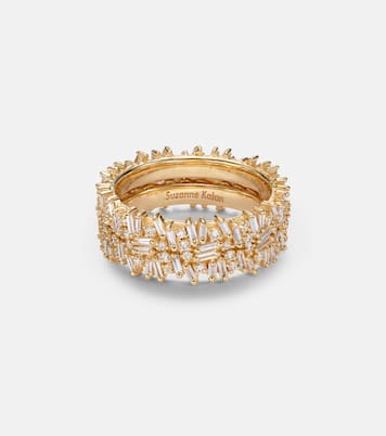 Icon Midi 18kt gold tech ring jackets with diamonds | Suzanne Kalan