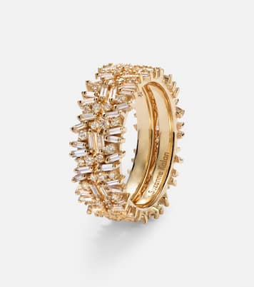 Icon Midi 18kt gold tech ring jackets with diamonds | Suzanne Kalan