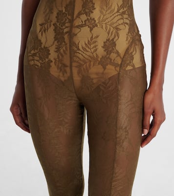 Floral lace jumpsuit | Norma Kamali