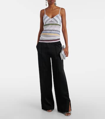 Chevron lamé tank top | Missoni
