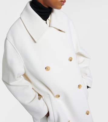 Mantel aus einem Wollgemisch | Toteme