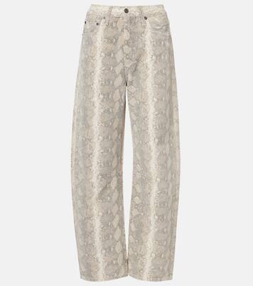 Miro snake-print barrel-leg jeans | Citizens of Humanity