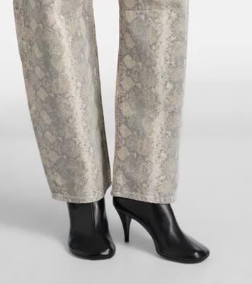 Miro snake-print barrel-leg jeans | Citizens of Humanity