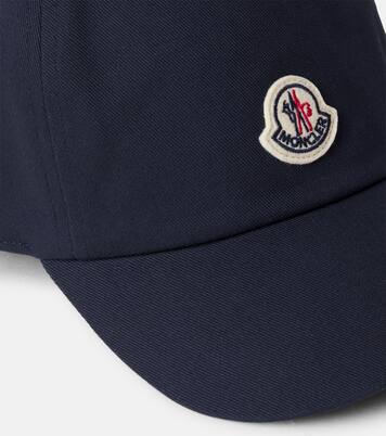 Logo cotton twill baseball cap | Moncler Enfant