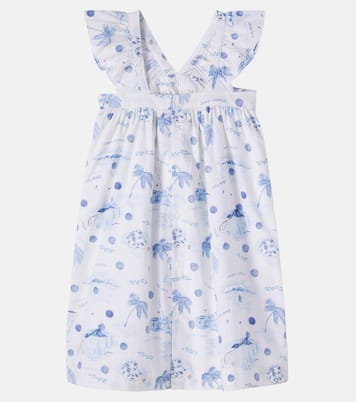 Eleana printed cotton dress | Bonpoint
