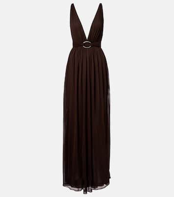 Belted jersey maxi dress | Tory Burch