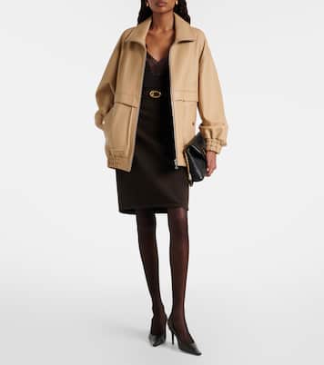 Chaqueta bomber Beck de piel | Nour Hammour