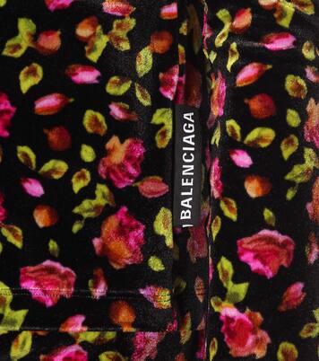 Top imprimé en velours | Balenciaga