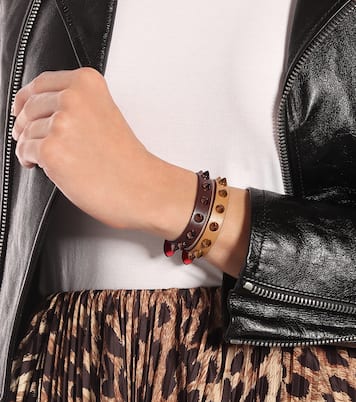 Armband Loubilink aus Leder | Christian Louboutin