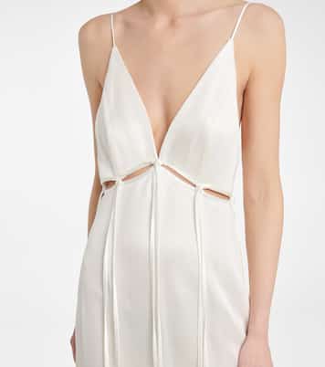 Bridal Ellipse stretch-jersey gown | Galvan