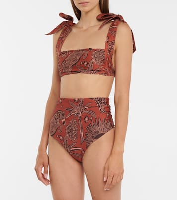 Top bikini Tarija con stampa | Johanna Ortiz
