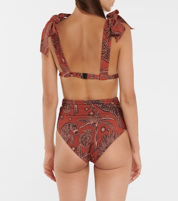 Top bikini Tarija con stampa | Johanna Ortiz