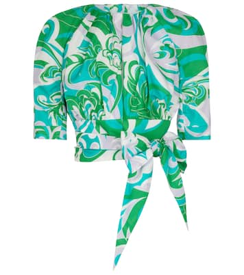 Bedrucktes Cropped-Top | Emilio Pucci Beach