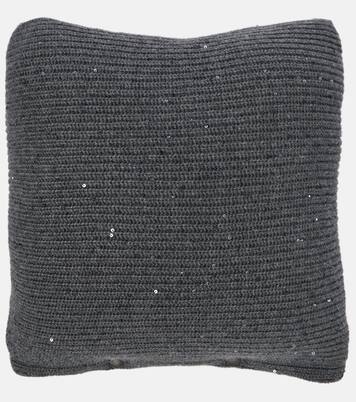 Cuscino in cashmere e seta | Brunello Cucinelli