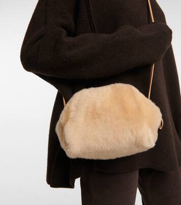 Puffy Pouch shearling clutch | Loro Piana