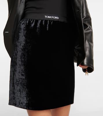 Minirock aus Samt | Tom Ford