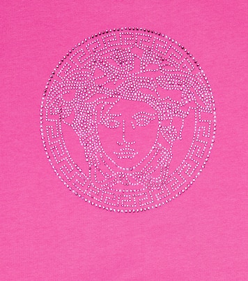 Medusa cotton sweatshirt dress | Versace Kids
