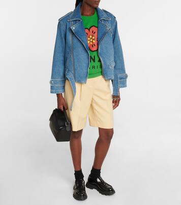 Chaqueta biker en denim | Kenzo