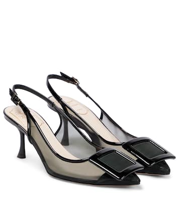 Viv' In The City Net slingback pumps | Roger Vivier