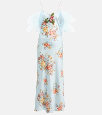 Midikleid aus Seidensatin | Rodarte