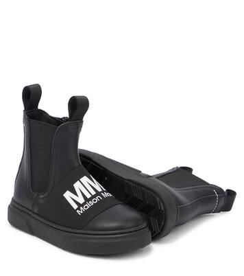 Botines de piel con logo | MM6 Maison Margiela Kids