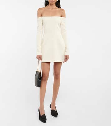 Octavia off-shoulder wool minidress | Khaite