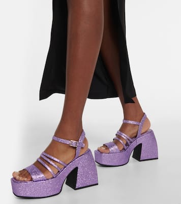 Bulla Chibi glitter platform sandals | Nodaleto