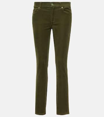Roxanne mid-rise corduroy slim jeans | 7 For All Mankind