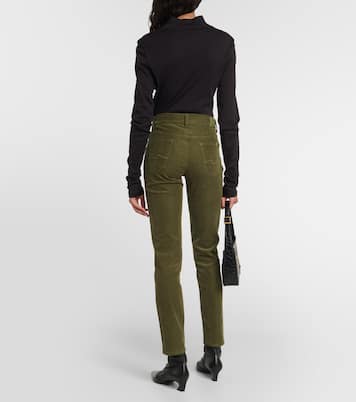 Roxanne mid-rise corduroy slim jeans | 7 For All Mankind