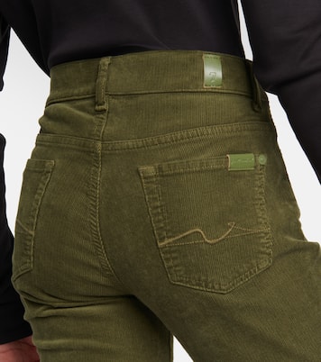 Roxanne mid-rise corduroy slim jeans | 7 For All Mankind