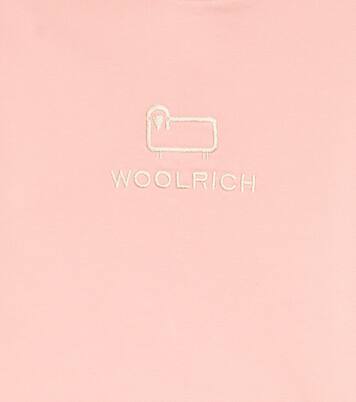 Felpa in cotone con logo e cappuccio | Woolrich Kids