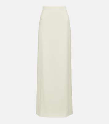 Gonna lunga in lana vergine | Wardrobe.NYC