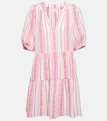 Monique jacquard cotton minidress | Velvet