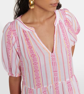 Monique jacquard cotton minidress | Velvet