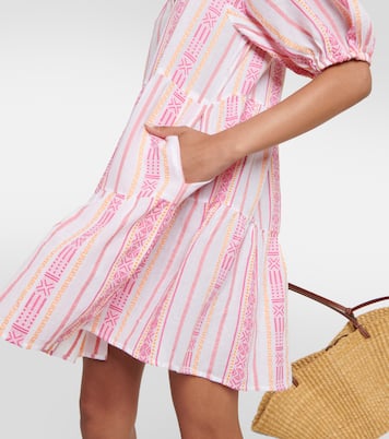 Monique jacquard cotton minidress | Velvet