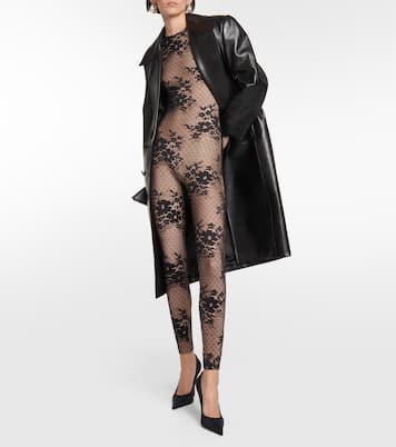 x N21 Pattie lace-paneled jumpsuit | Wolford