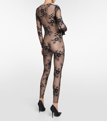 x N21 Pattie lace-paneled jumpsuit | Wolford