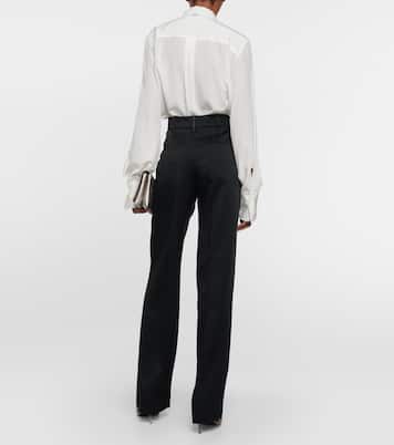 Pantaloni regular a vita media | Brunello Cucinelli