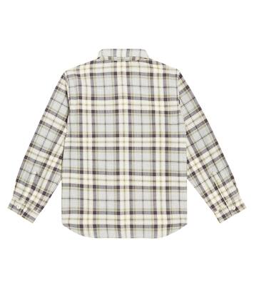 Daho checked cotton shirt | Bonpoint