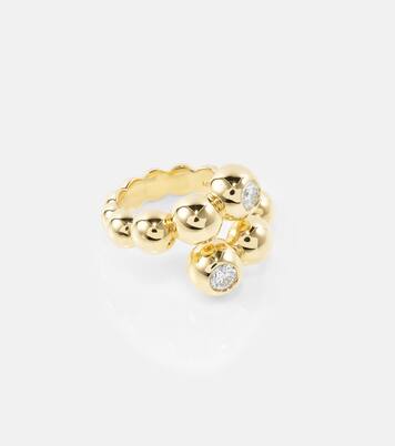 Bague Audrey Large en or 18 ct et diamants | Melissa Kaye