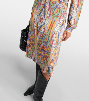 Abito midi in jersey con stampa | Etro