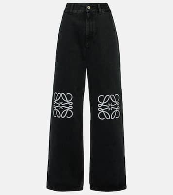Jean ample Anagram à taille haute | Loewe