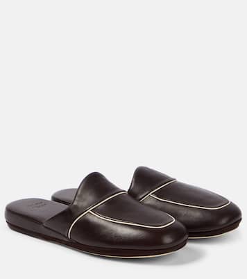 Slippers Beck in pelle  | The Row