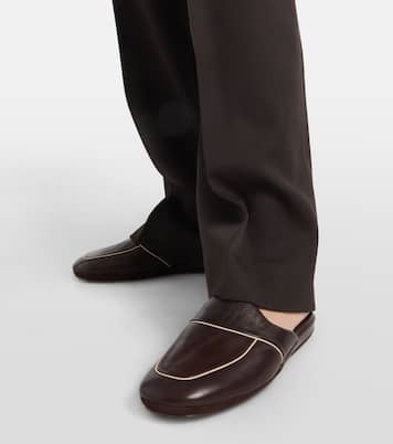 Slippers Beck in pelle  | The Row