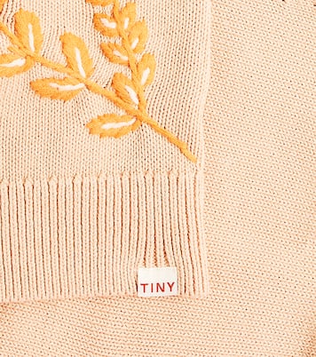 Pull sans manches Flowers en coton | Tinycottons