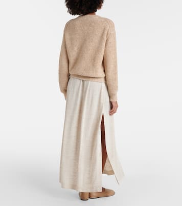 Cardigan aus Seide, Kaschmir und Leinen | Loro Piana