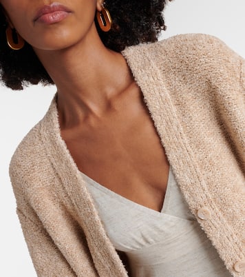 Cardigan aus Seide, Kaschmir und Leinen | Loro Piana