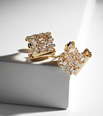 Boucles d'oreilles en or 18 ct et diamants | Suzanne Kalan